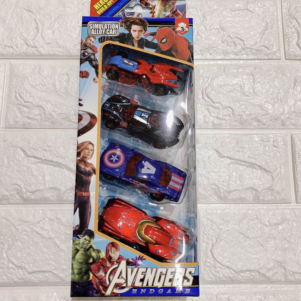 P&T Avengers Endgame Alloy Cars 4IN1 COD Shopee Philippines