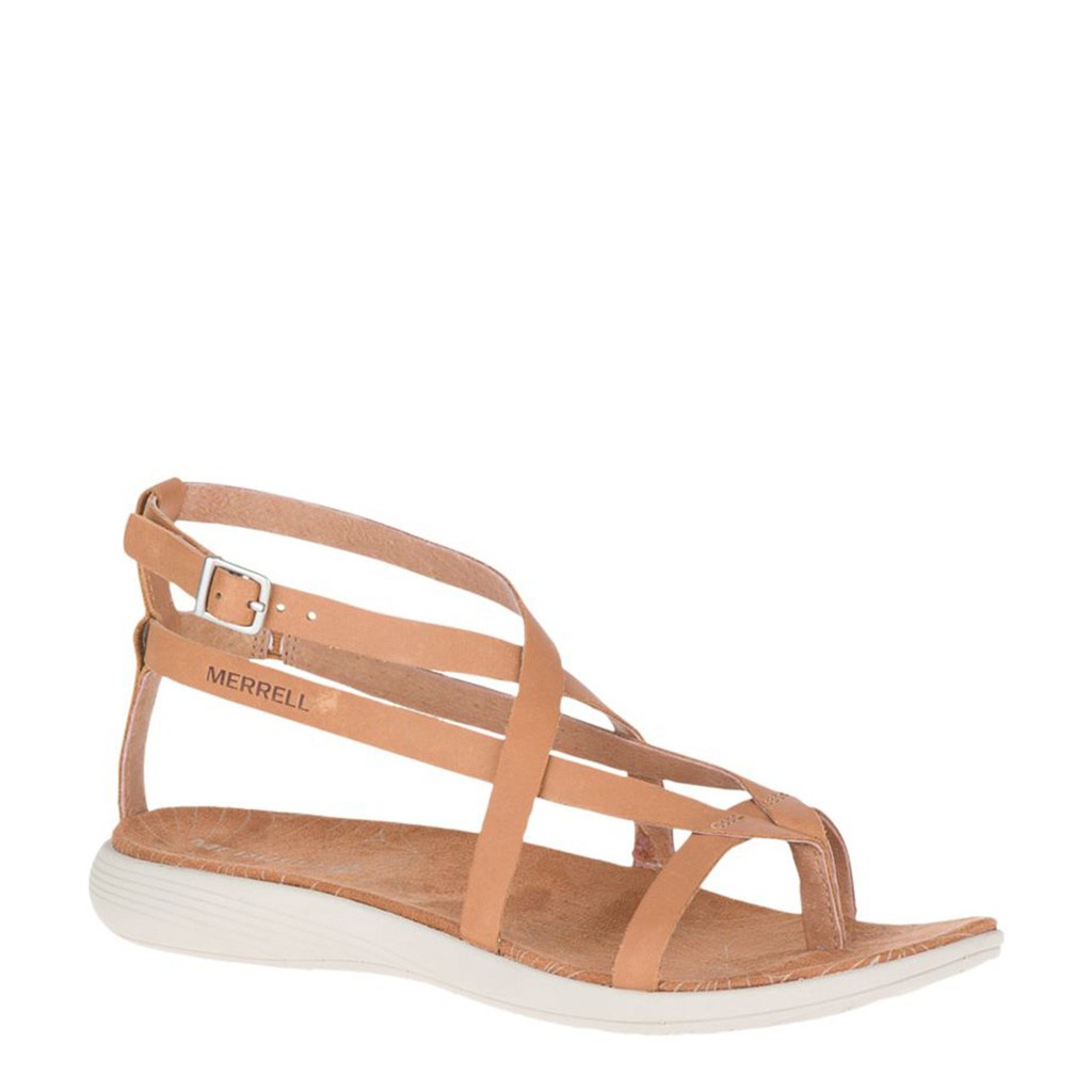 Merrell Women's Footwear DUSKAIR SEAWAY THONG LEATHER (Natural Tan