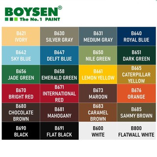 Boysen QDE Quick Drying Enamel 4L For Wood / Metal Gallon Size 4 Liters ...