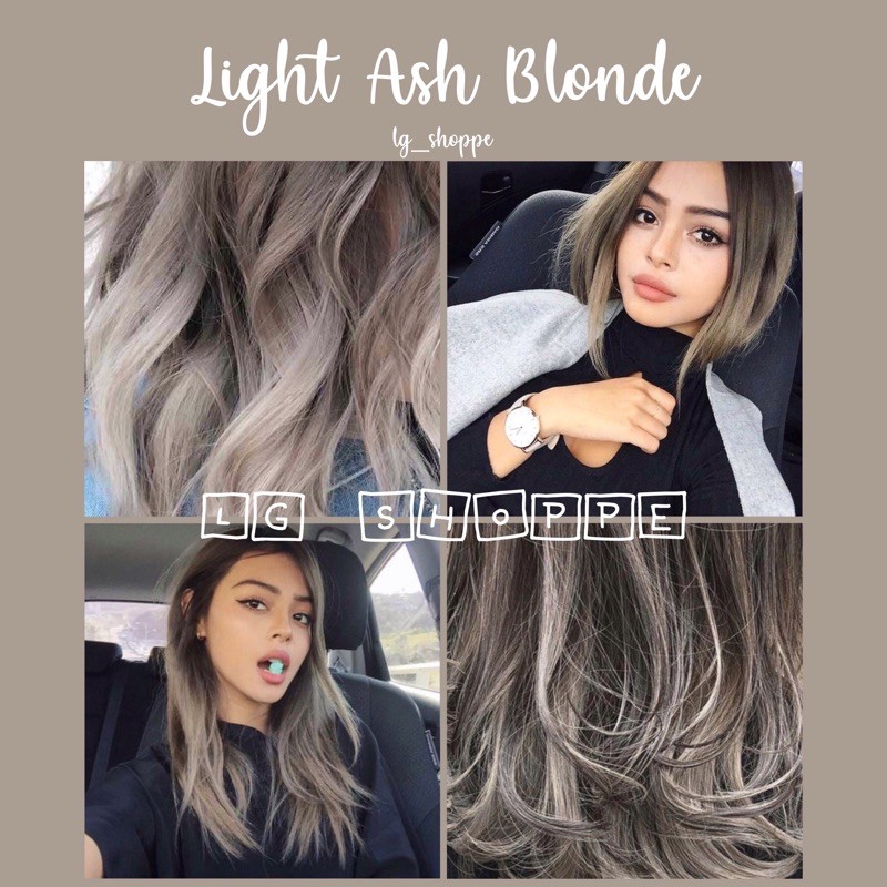 Light Ash Blond/Blonde Hair Color 8.1 + Bleaching Set & Oxi (Sunbright ...