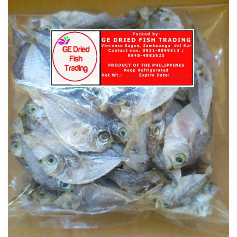 500 Grams Small Size Sapsap Dried Fish From Zamboanga Shopee Philippines
