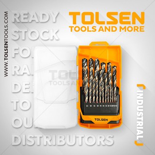 Tolsen Industrial Pcs Black Gold Hss Straight Shank Mm Drill