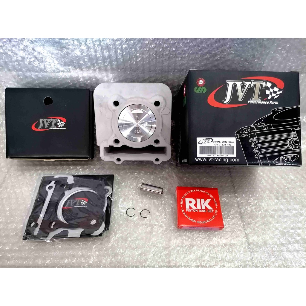 JVT cylinder block mio i 125/mio soul i 125 59mm chromebore | Shopee ...