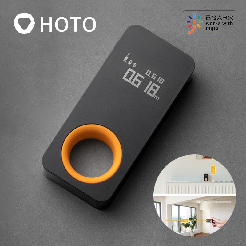 HOTO Laser Tape Measure Smart Laser Rangefinder Intelligent 30M OLED