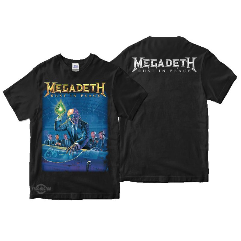 Megadeth band T-Shirt - RUST IN PEACE HEAVY metal Premium Tshirt ...