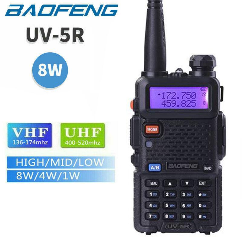 Baofeng Uv 5r 8w Walkie Talkie Two Way Radio Free 3800mah Battery Shopee Philippines