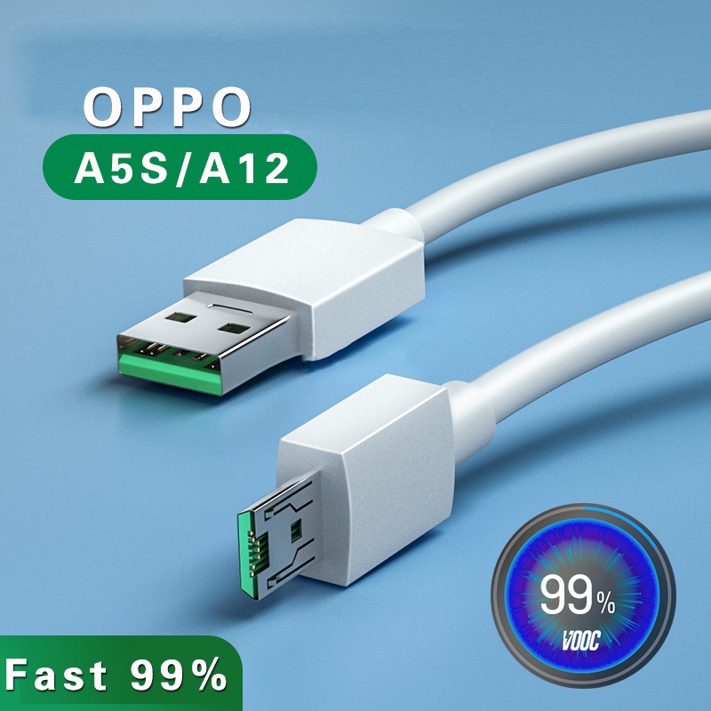 FOR OPPO A5S A12 A7 A5 A3S A12E Micro Usb Data Line 100% Pure Copper ...
