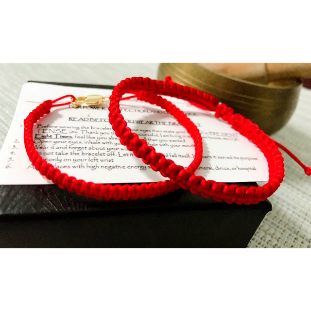 Red string bracelet hot sale falls off