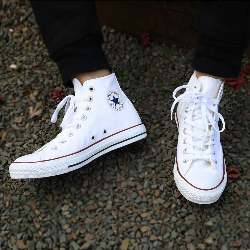 Converse chuck taylor hot sale white high cut