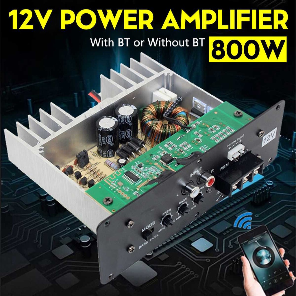 Universal Amplifier Board bluetooth 5.0 Speaker Stereo 800W Powerful Amplifier Subwoofer DIY