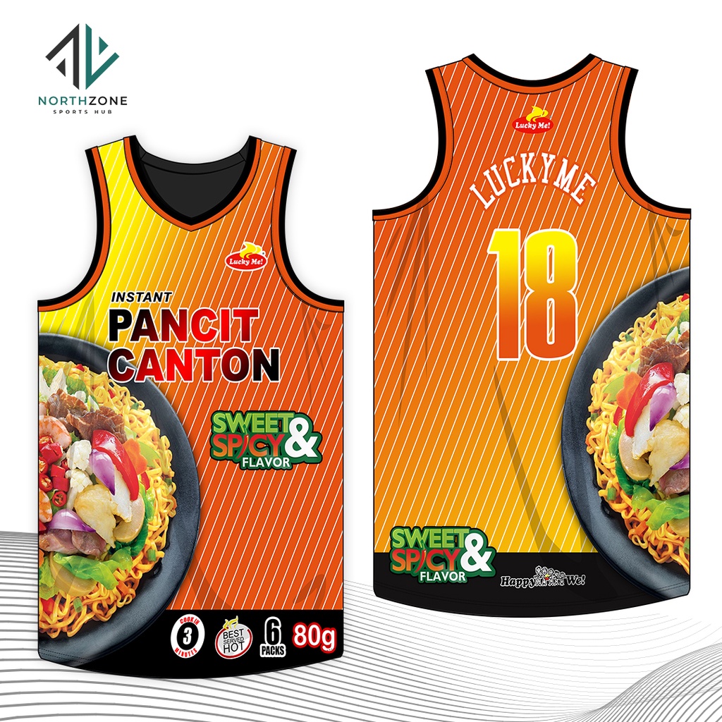 NZ X Pancit Canton Full Sublimated Basketball Jersey, Jersey for Men