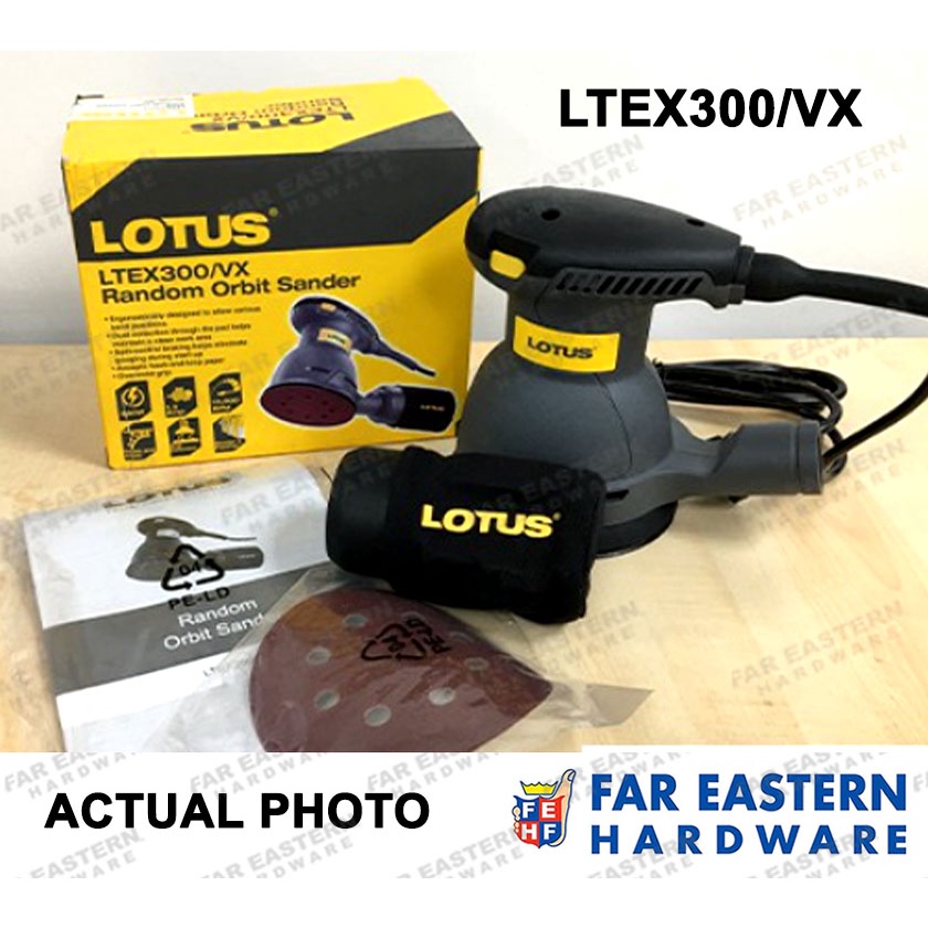 LOTUS Random Orbit Orbital Sander 125mm 280W LTEX300/VX LTEX310/SV