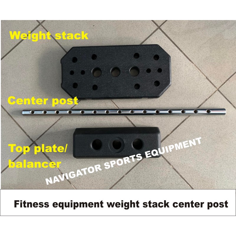 gym machine exercise equipment selectorized weight stack plates 10 lbs ...