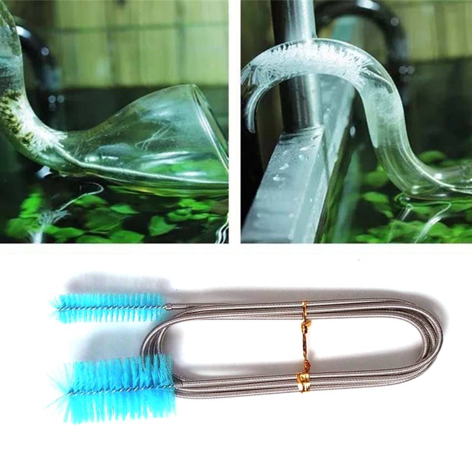 Deicy Stainless Steel Tube Cleaning Brush Single End Flexible Aquarium