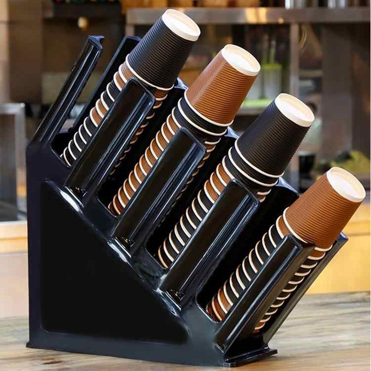 Plastics Paper Cup Holder rack Milktea Cup Holder coffee shop supplies