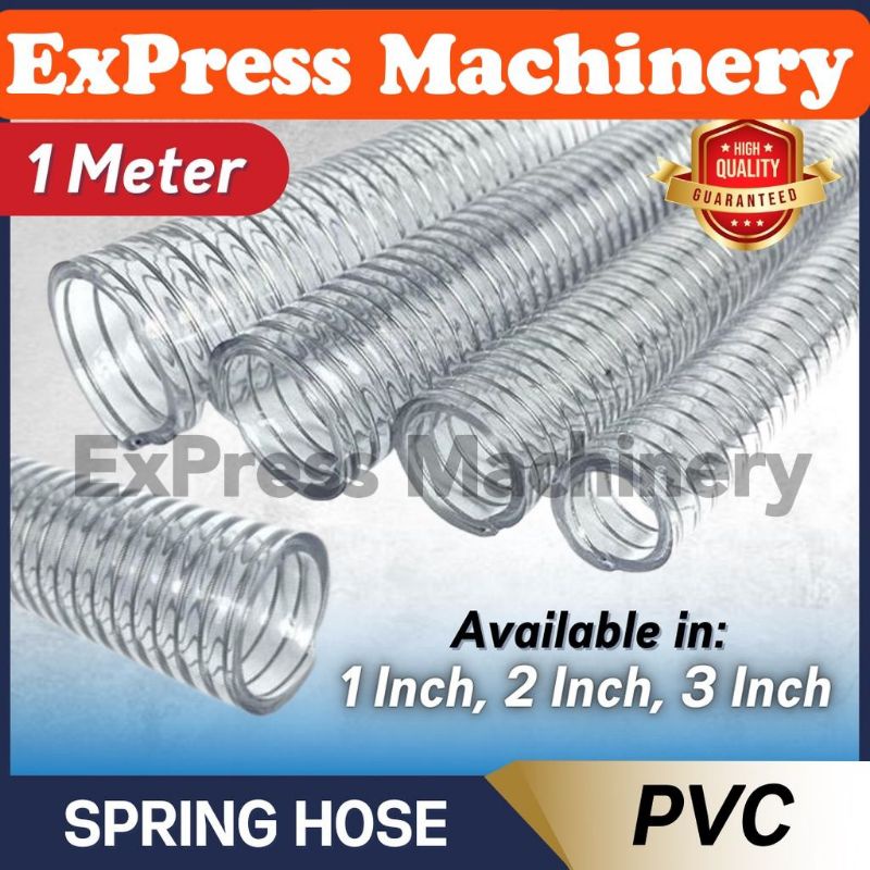 [Price Per Meter] HEAVY DUTY PVC Spring Hose 1Inch 2Inch 3Inch ...