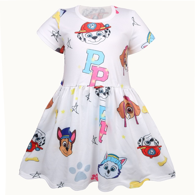 Girls dresses Kids PAW Patrol Princess Dress lol Long Birthday Dress Girl  1214 | Shopee Philippines
