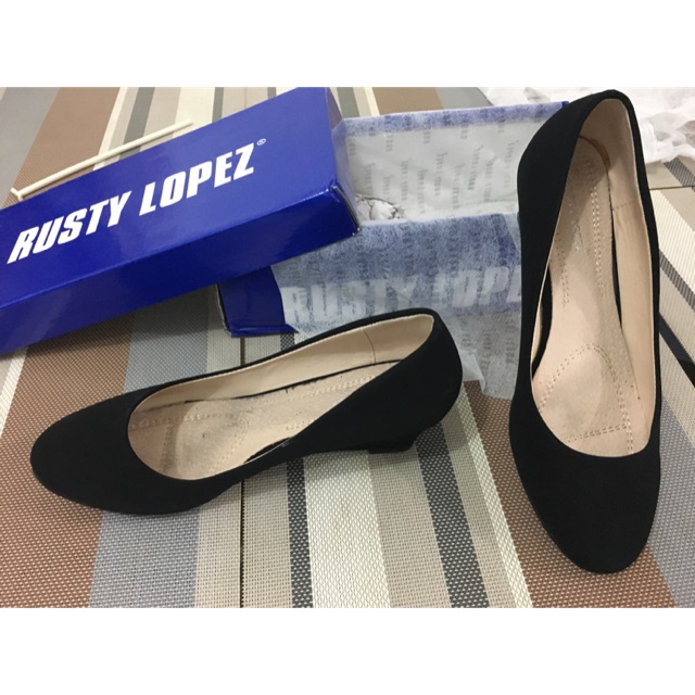 Rusty lopez black shoes cheap for ladies