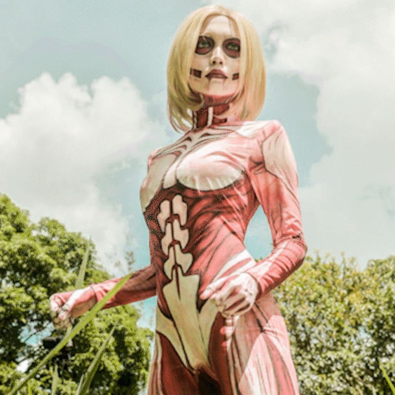 Female deals titan cosplay