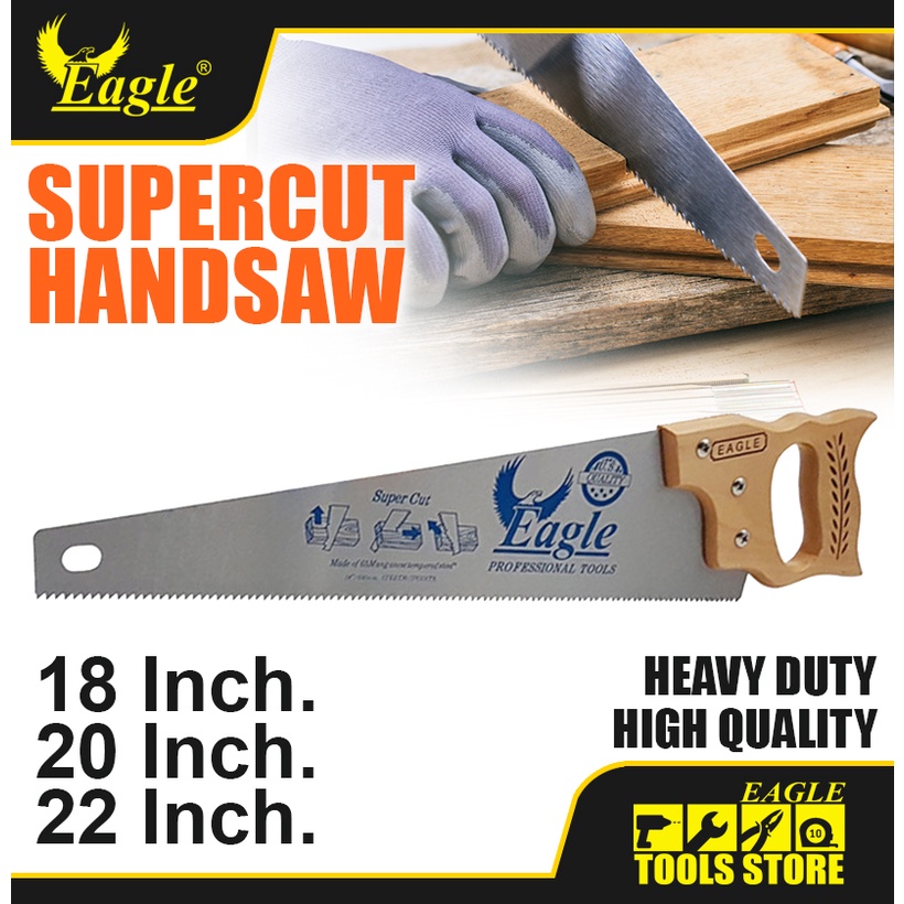 Heavy Duty Hand Saw Supercut Eagle Professional Tools Shopee Philippines