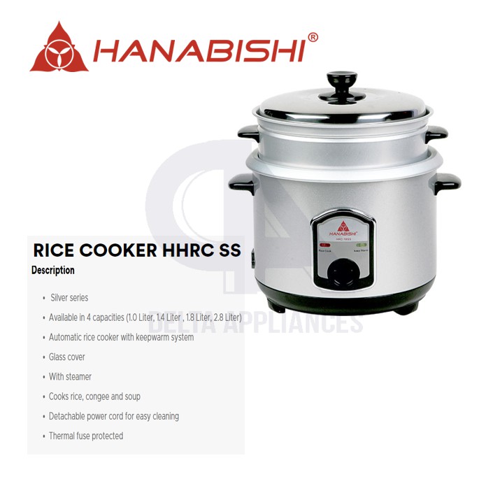 hanabishi rice cooker 1 liter price