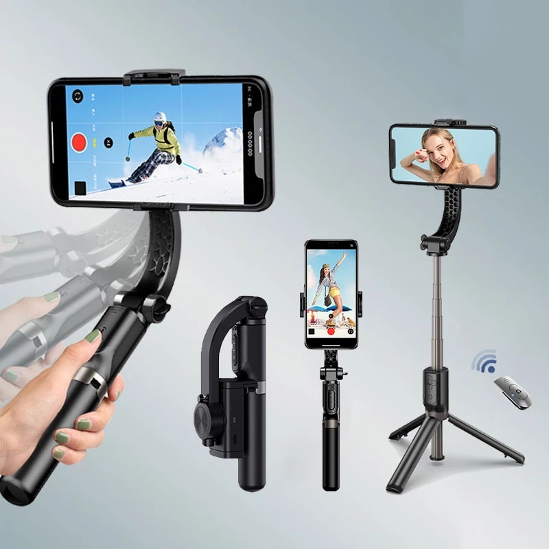 foldable portable wireless 360 rotating shooting gimbal stabilizer ...