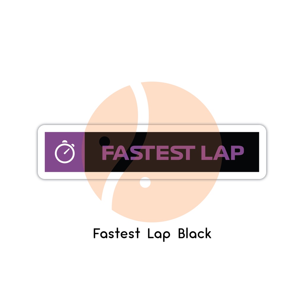 Fastest Lap Sticker | 2