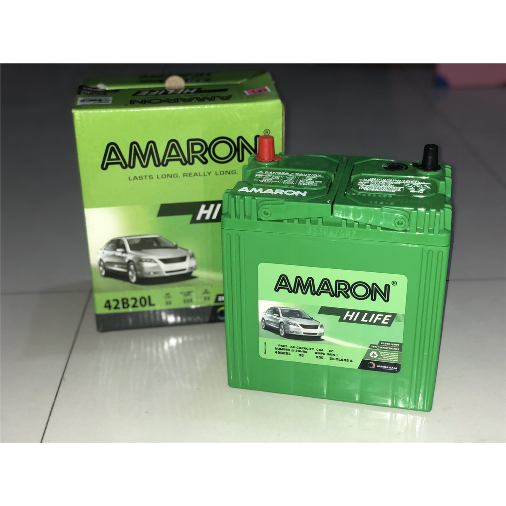 Amaron Hi Life 42b20l Ns40 Automotive Car Battery Wsand Shopee