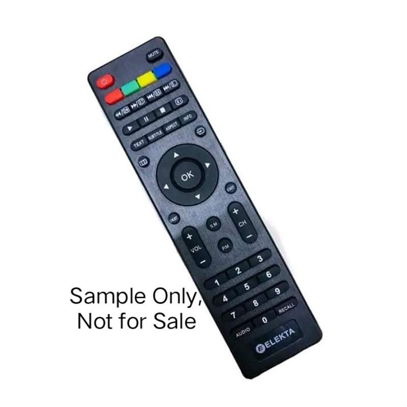 Elekta TV Replacement Remote (Basic LED TV) Shopee Philippines
