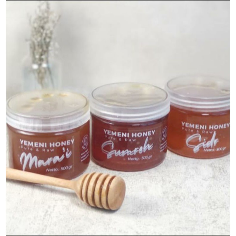 Yemeni Honey PURE & Raw Mara'i, Sumrah, Sidr Grade 1 500gr | Shopee ...