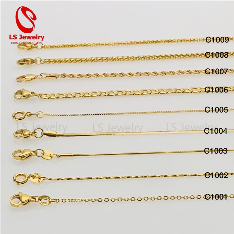 Kinds of necklace on sale chain