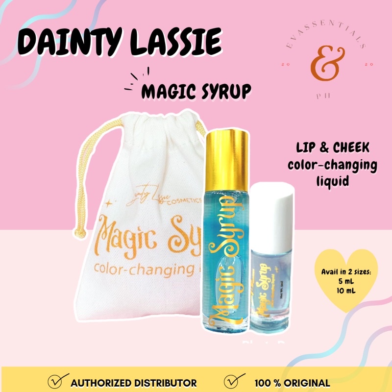 Evassentialsph Dainty Lassie Magic Syrup Lip Color Changing Liquid