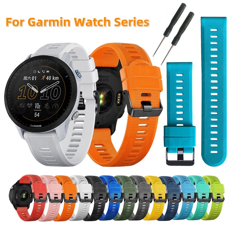 22mm Silicone Watchband Strap Band for Garmin Fenix 6 /5/5 Plus