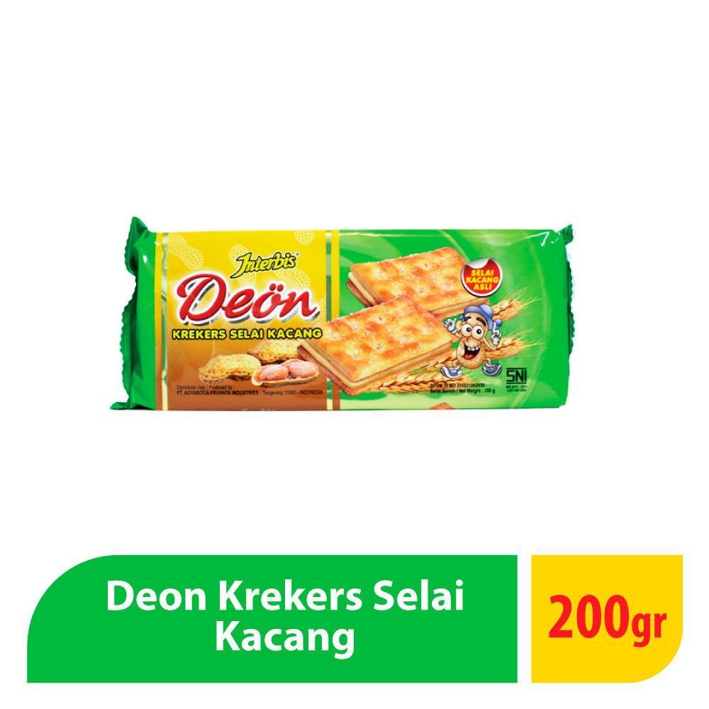 Interbis Deon Peanut Butter 200gr barcode 8886052885282 Biscuits ...