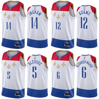 2022 New Orleans Pelicans Ingram#14 City Edition Williams #1 White
