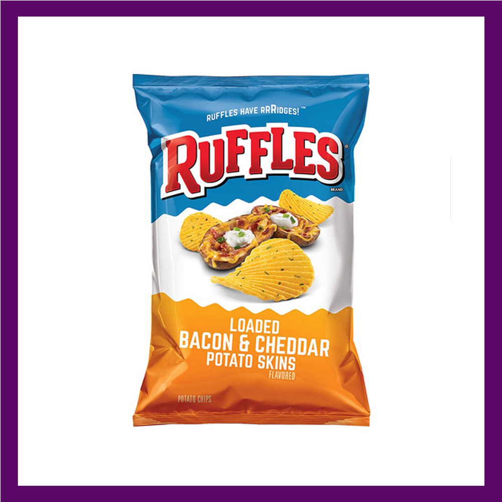 Ruffles Loaded Bacon & Cheddar Potato Skins Potato 0.184 kg | Shopee ...