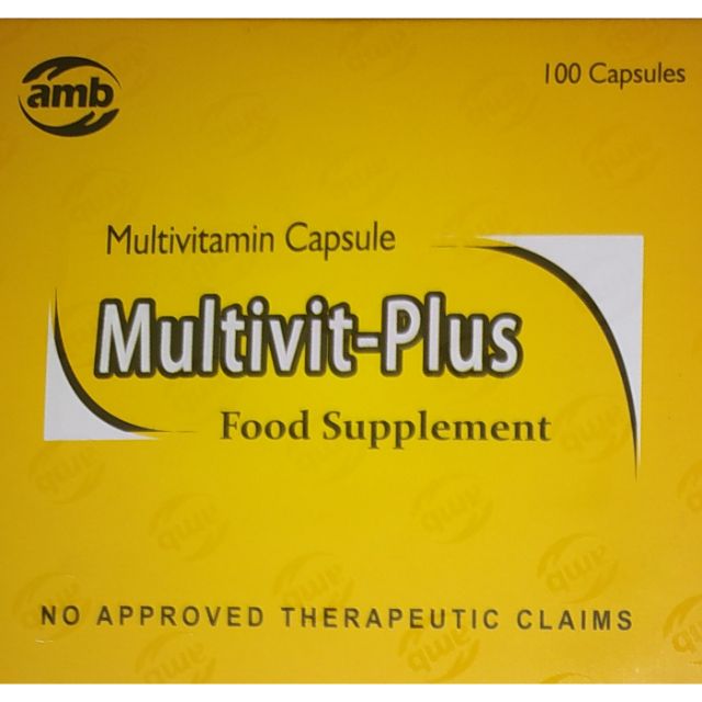 MULTIVIT-PLUS Multivitamins 100 Capsules Exp Date: Aug 20, 2026 ...