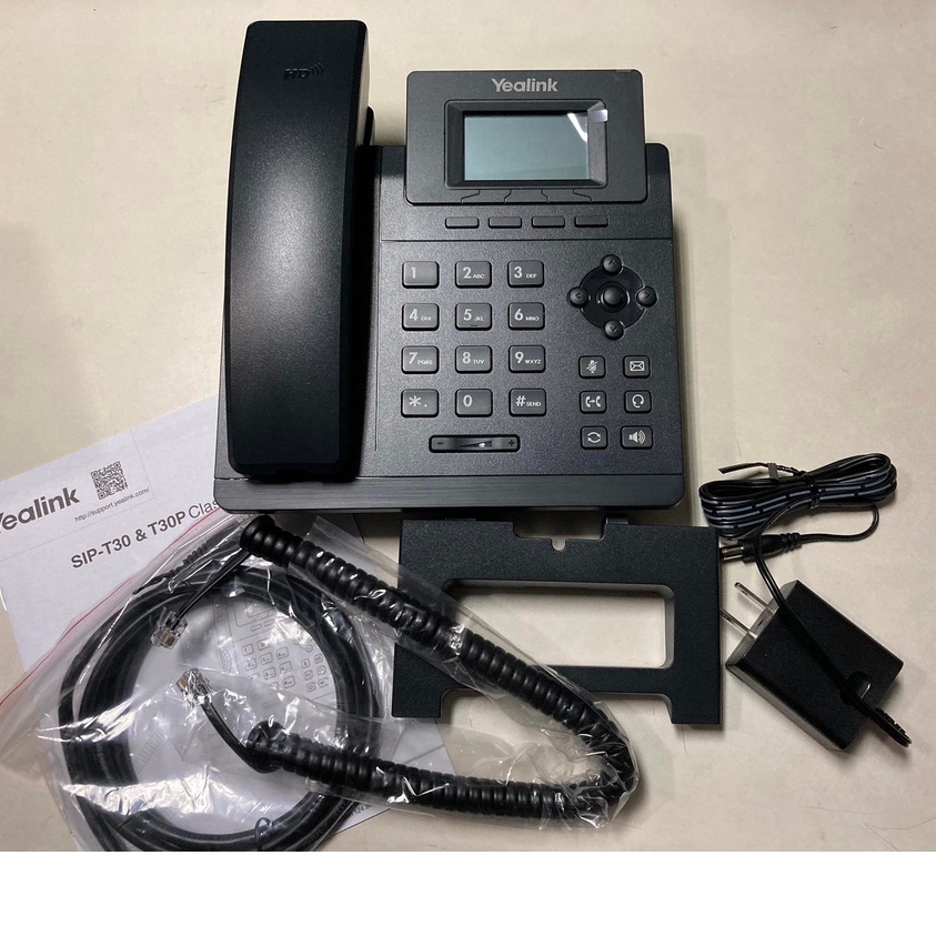 Yealink Entry level SIP IP Phone SIP T30P Shopee Philippines