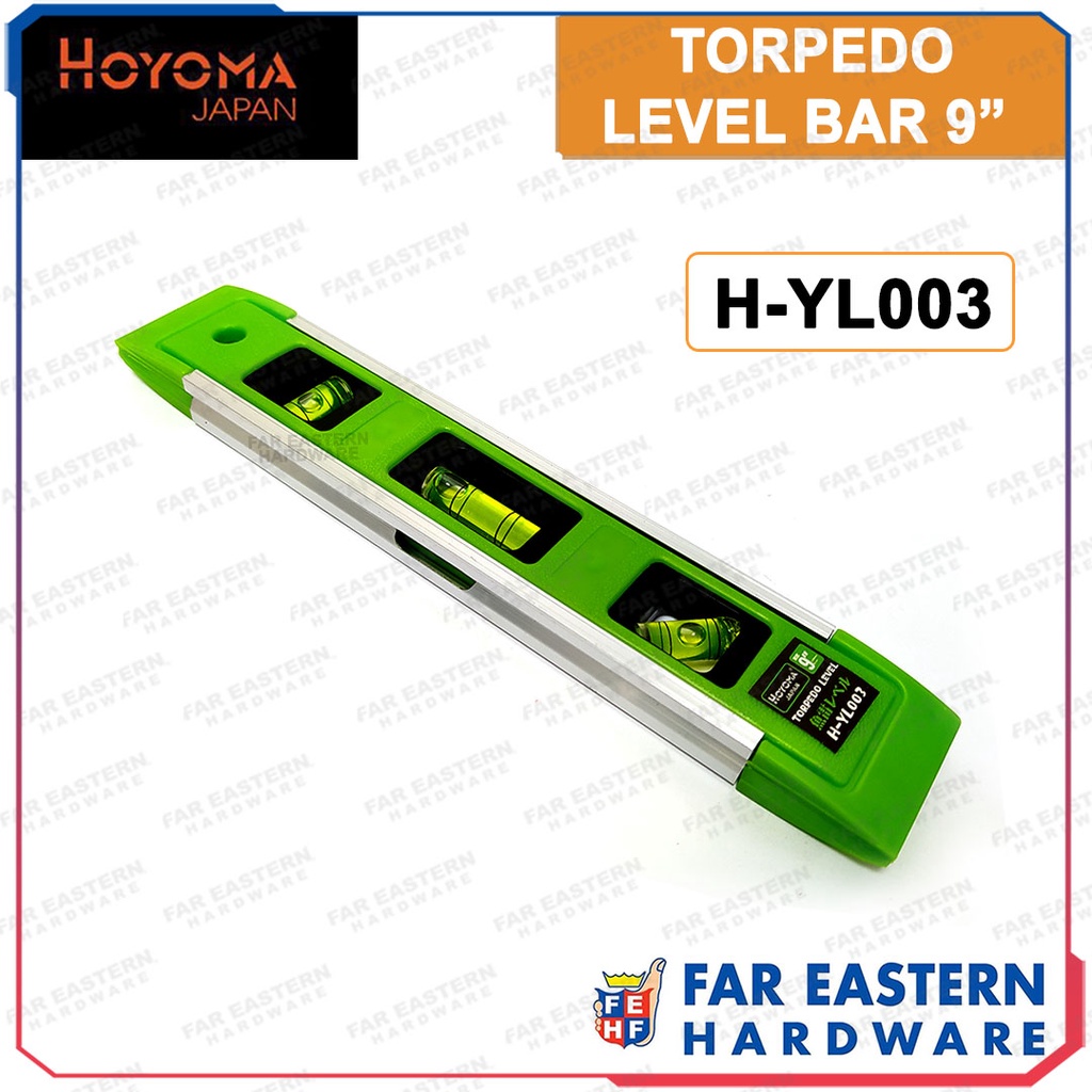 HOYOMA Torpedo Mini Spirit Level Bar 9