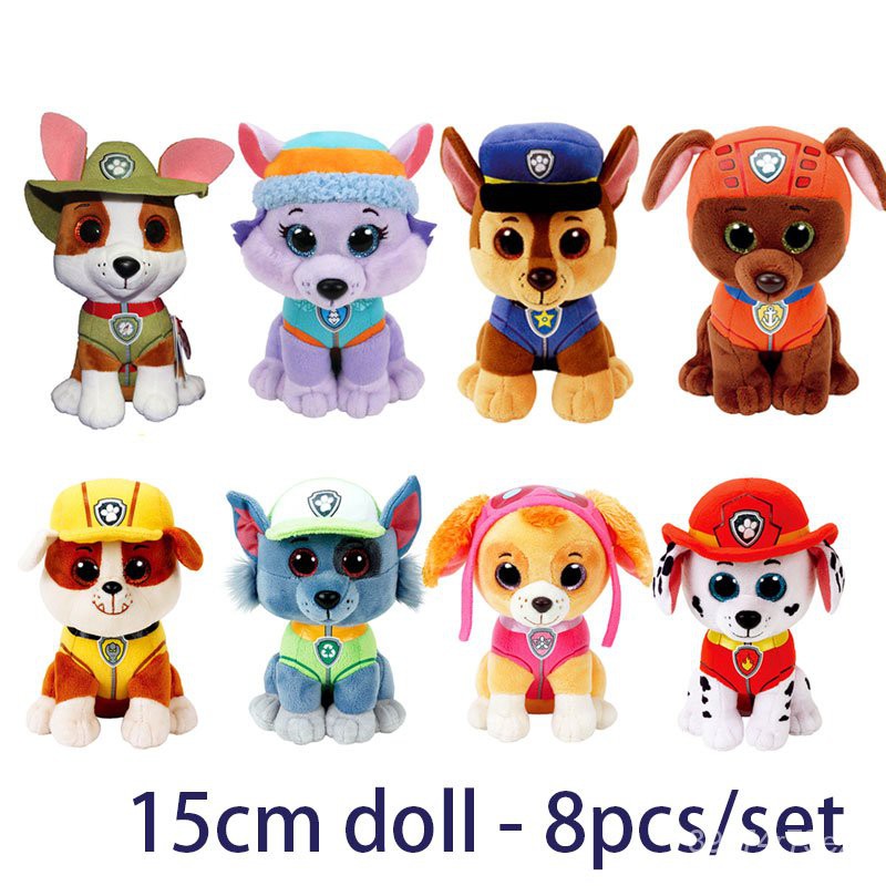 Paw patrol ty sales plush