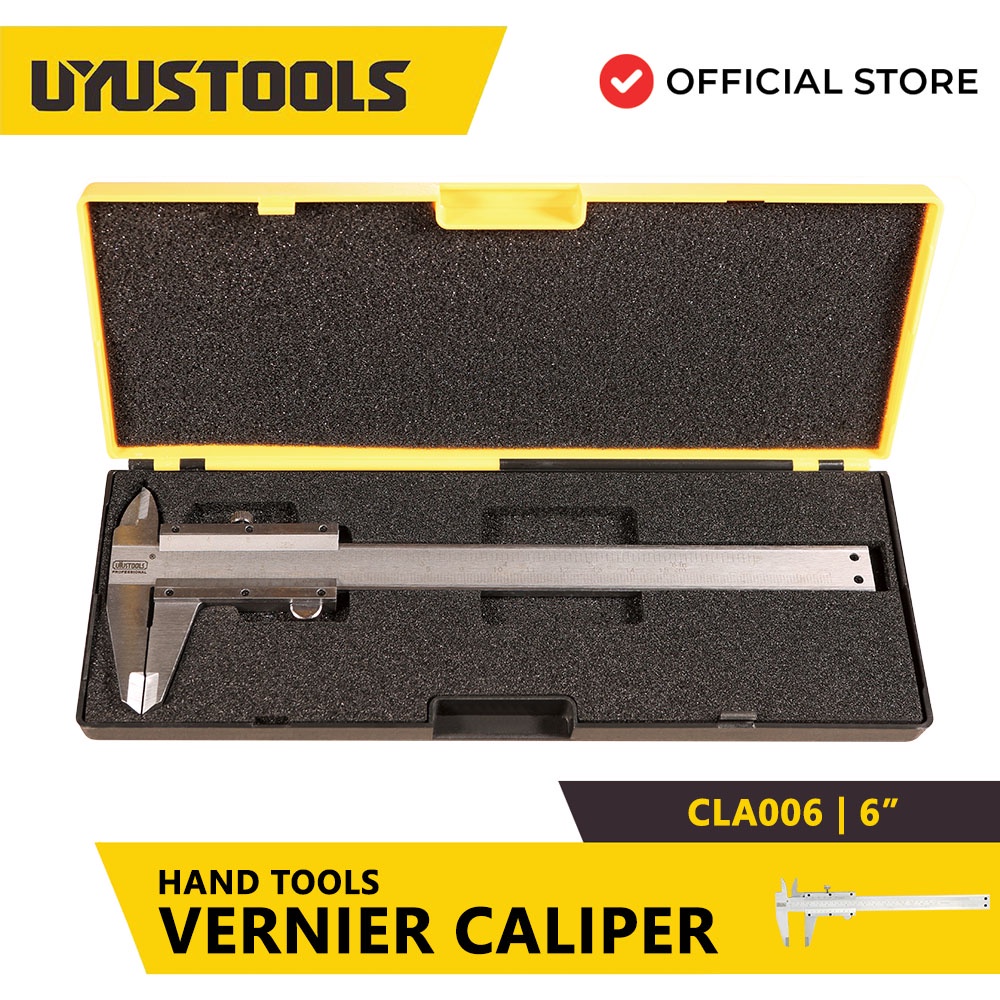 UYUSTOOLS CLA006 Vernier Caliper Vernier Caliper Carbon Steel Inside