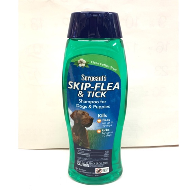 Sergeant Skip Flea and Tick Shampoo, Green, 18 oz. Shopee Philippines