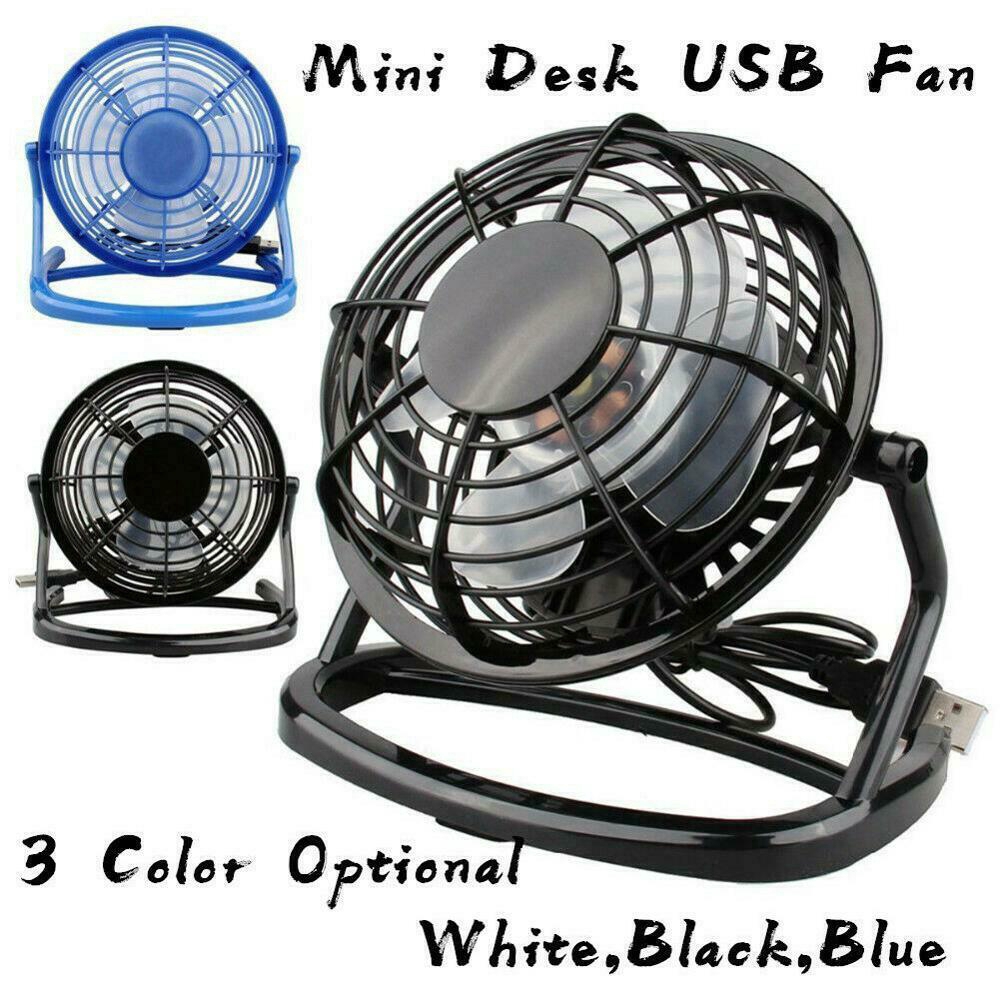 Portable USB Power Fan Air Cooler Super Quiet Mini Desk USB Fans