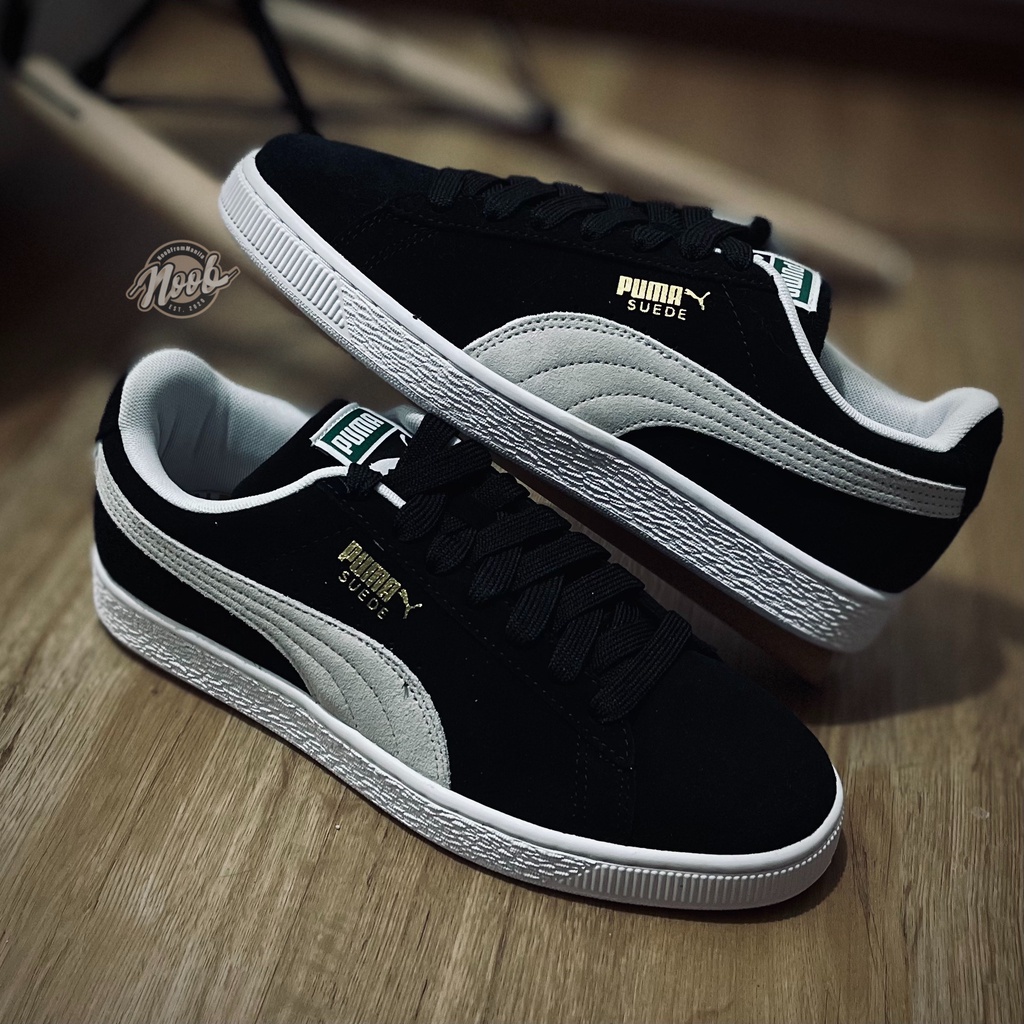 Puma Suede Classic + Black | Shopee Philippines