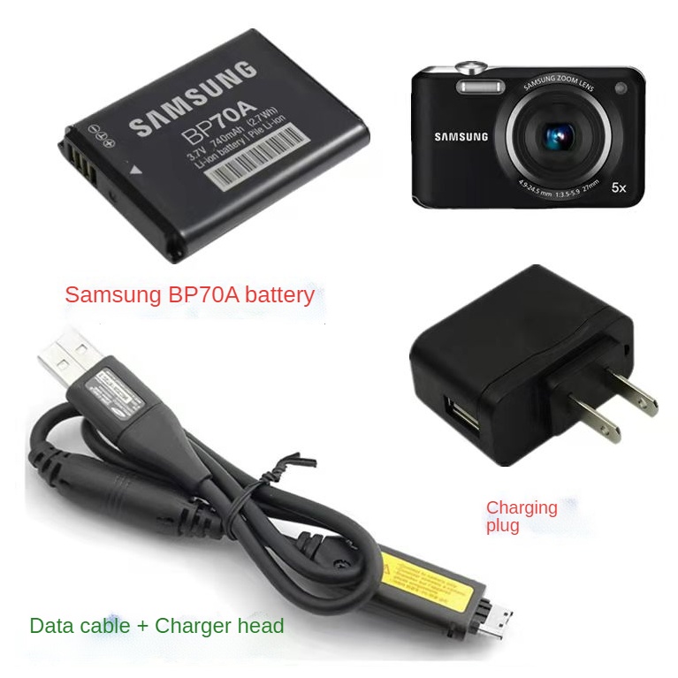 high qualit Original Samsung ST30 ST60 ST70 PL200 ES75 camera BP70A
