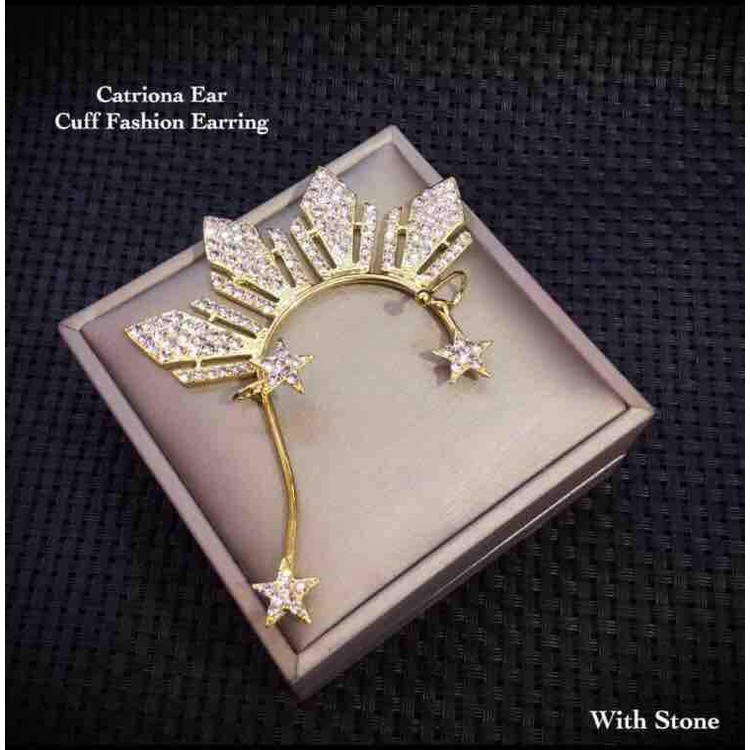 Ear Cuff Miss Universe Catriona Inspired Ear Cuff with stone errings