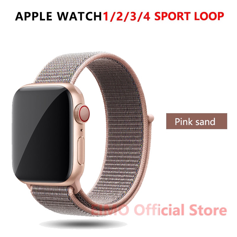 Sport Loop Strap For Apple Watch band 44 mm 40mm apple watch 42mm  38mm nylon strap