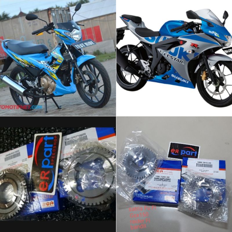 Gear balancer crank shaft crankshaft satria Fu raider 150 carb original ...