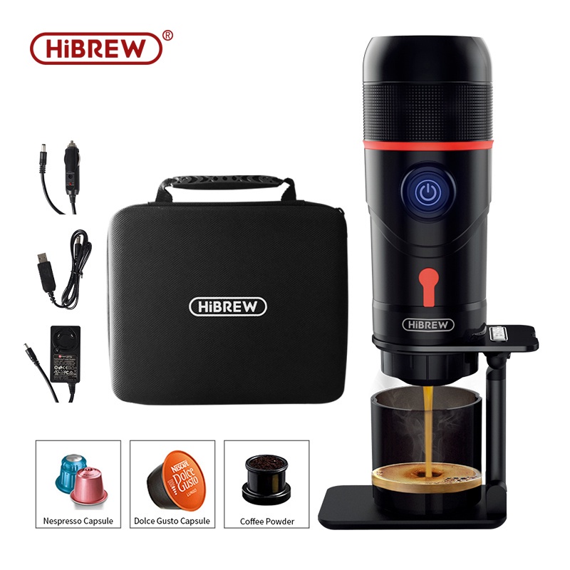 HiBREW 3in1 Portable Espresso Machine｜12V Travel Coffee Machine｜15 Bar