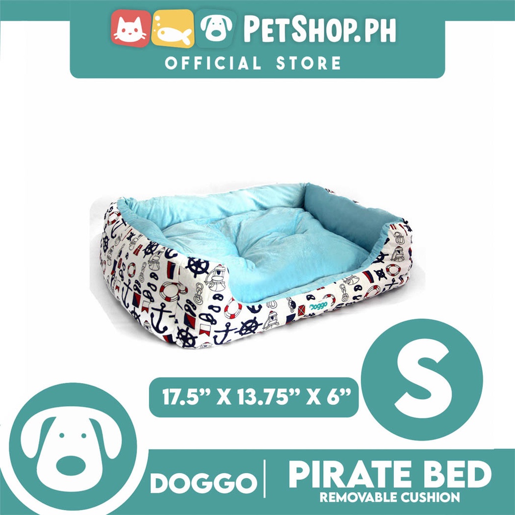 Doggo Pirate Bed (Small) Pet Sleeping Bed Dog Bed Pirate Theme | Shopee ...